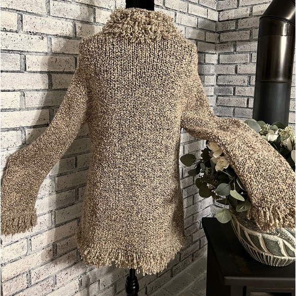 NINE WEST  Ladies Long Popcorn Shag Sweater/Coat NWOT - Picture 9 of 11